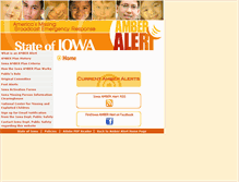 Tablet Screenshot of iowaamberalert.org